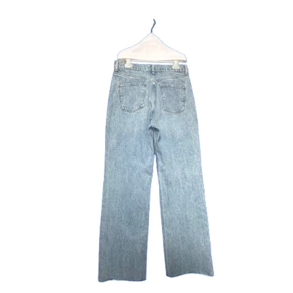 ZARA HIGH RISE WIDE LEG JEANS.Size 10. TALL. - Picture 2 of 14